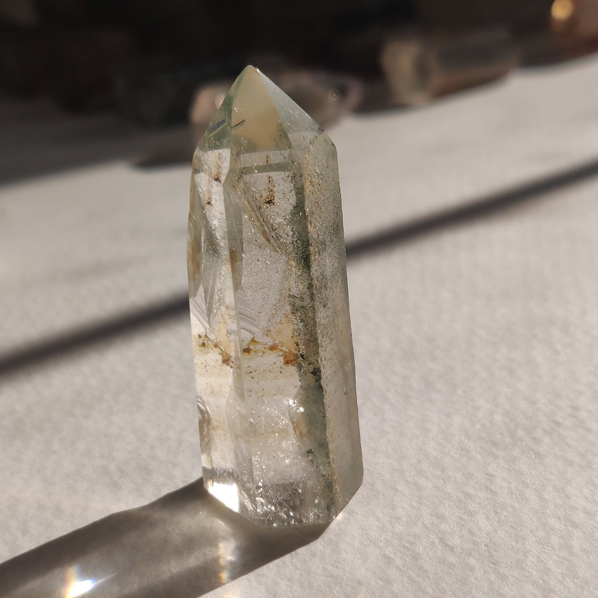 Garden Quartz Point, Lodolite Point (#1G) - Simply Affinity