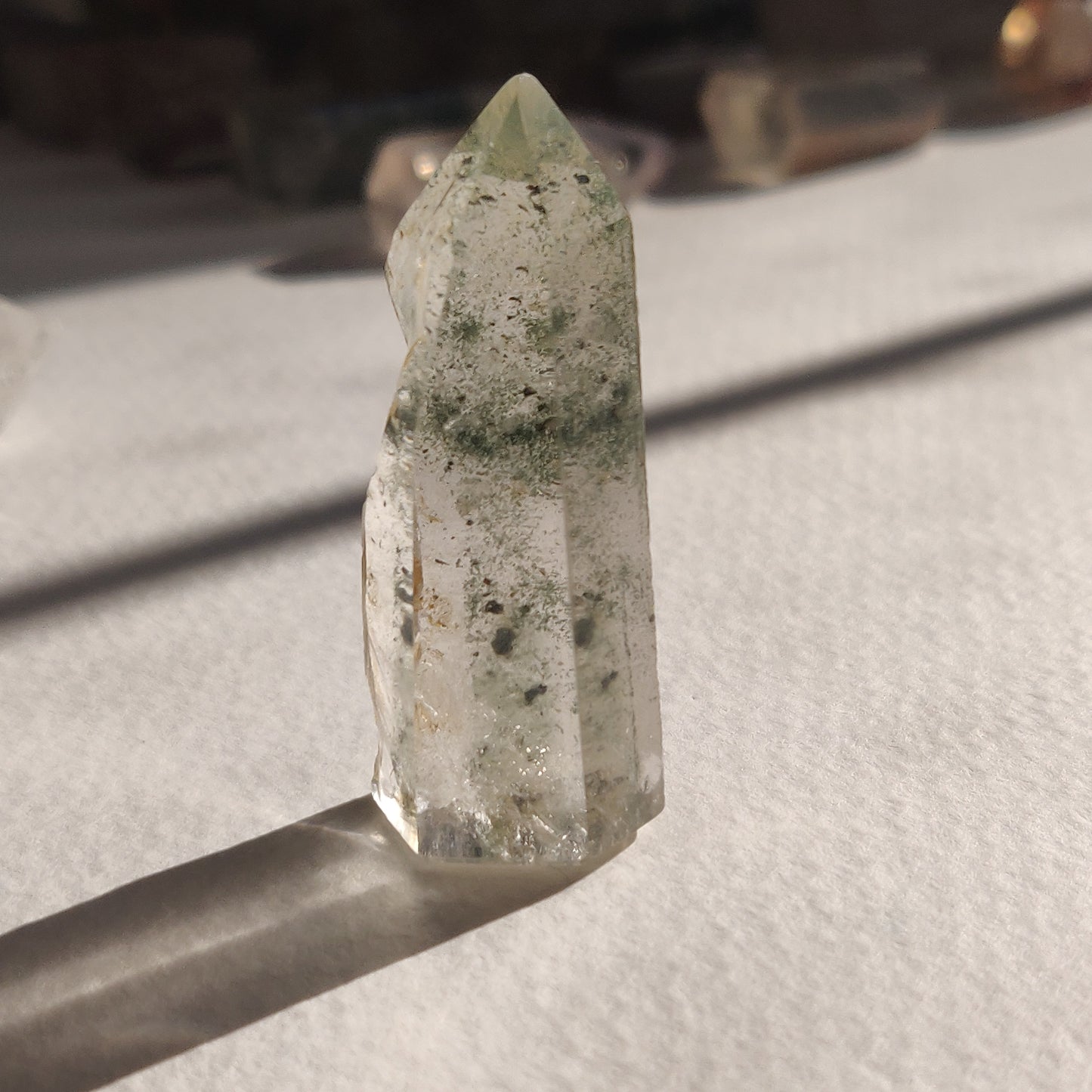 Garden Quartz Point, Lodolite Point (#1G) - Simply Affinity