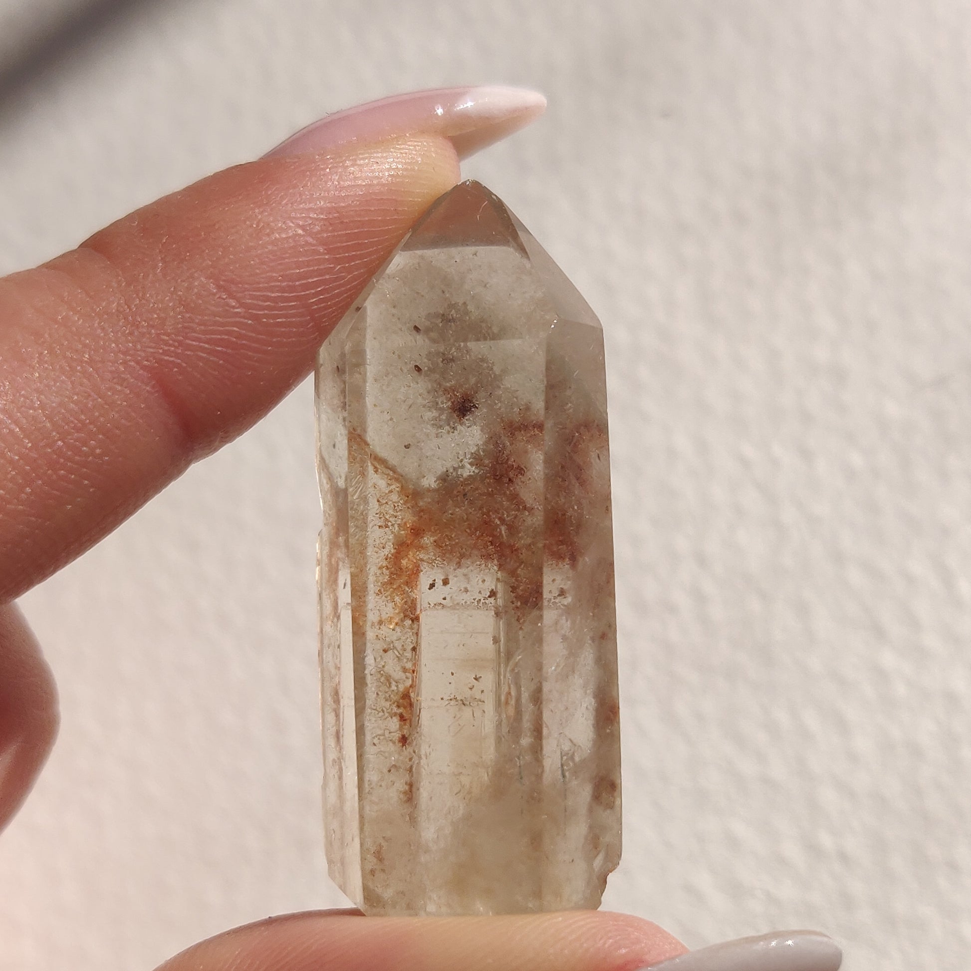 Garden Quartz Point, Lodolite Point (#4G) - Simply Affinity