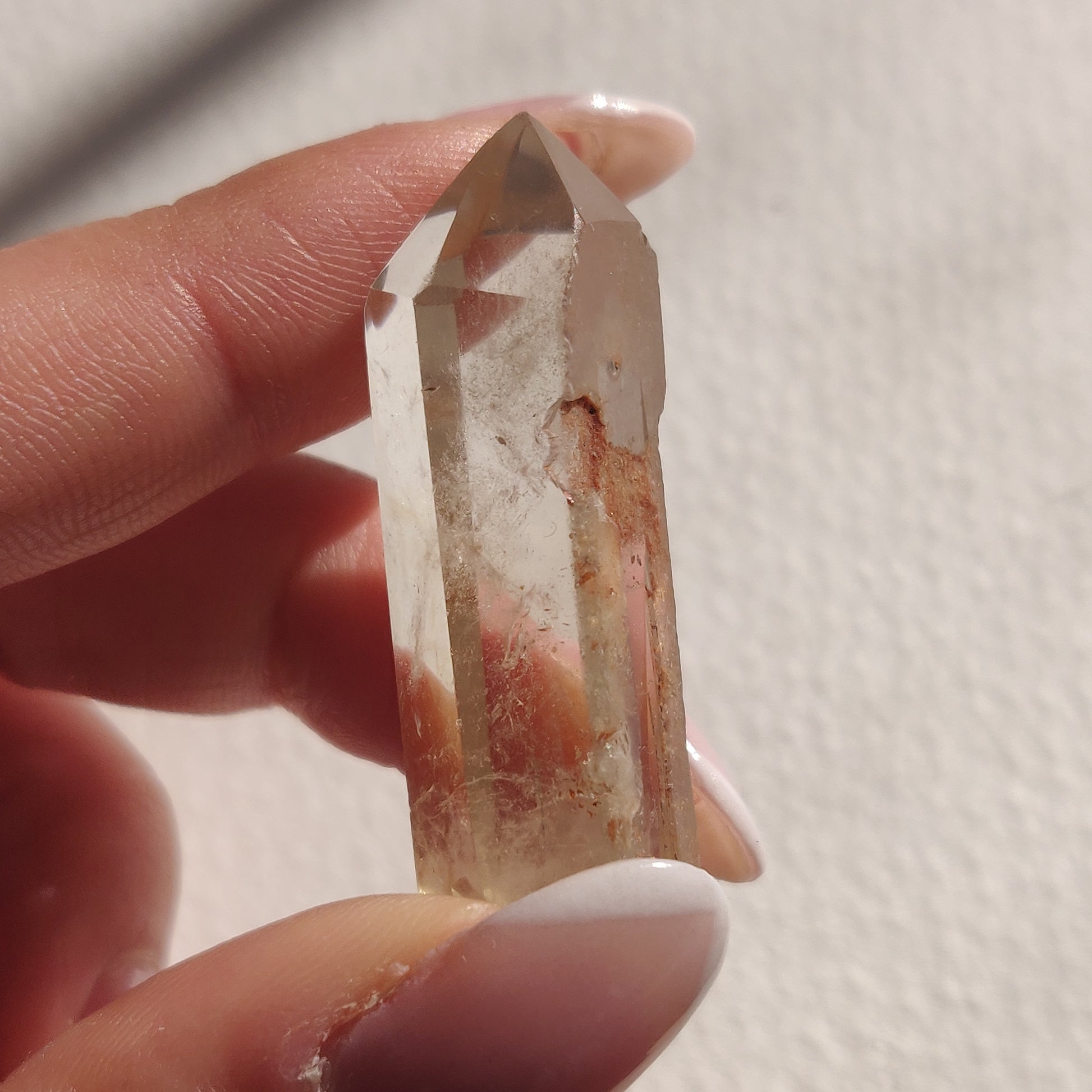 Garden Quartz Point, Lodolite Point (#4G) - Simply Affinity