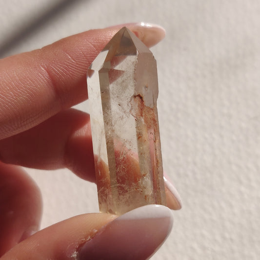 Garden Quartz Point, Lodolite Point (#4G) - Simply Affinity