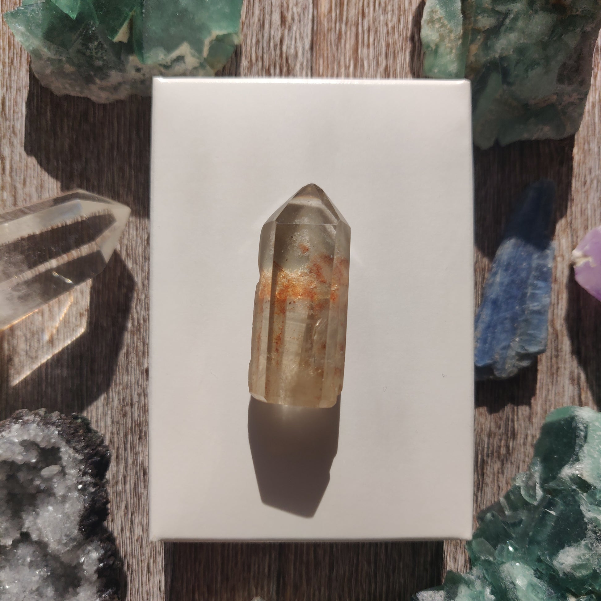 Garden Quartz Point, Lodolite Point (#4G) - Simply Affinity