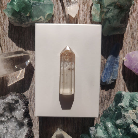 Garden Quartz Point, Lodolite Point (#8G) - Simply Affinity