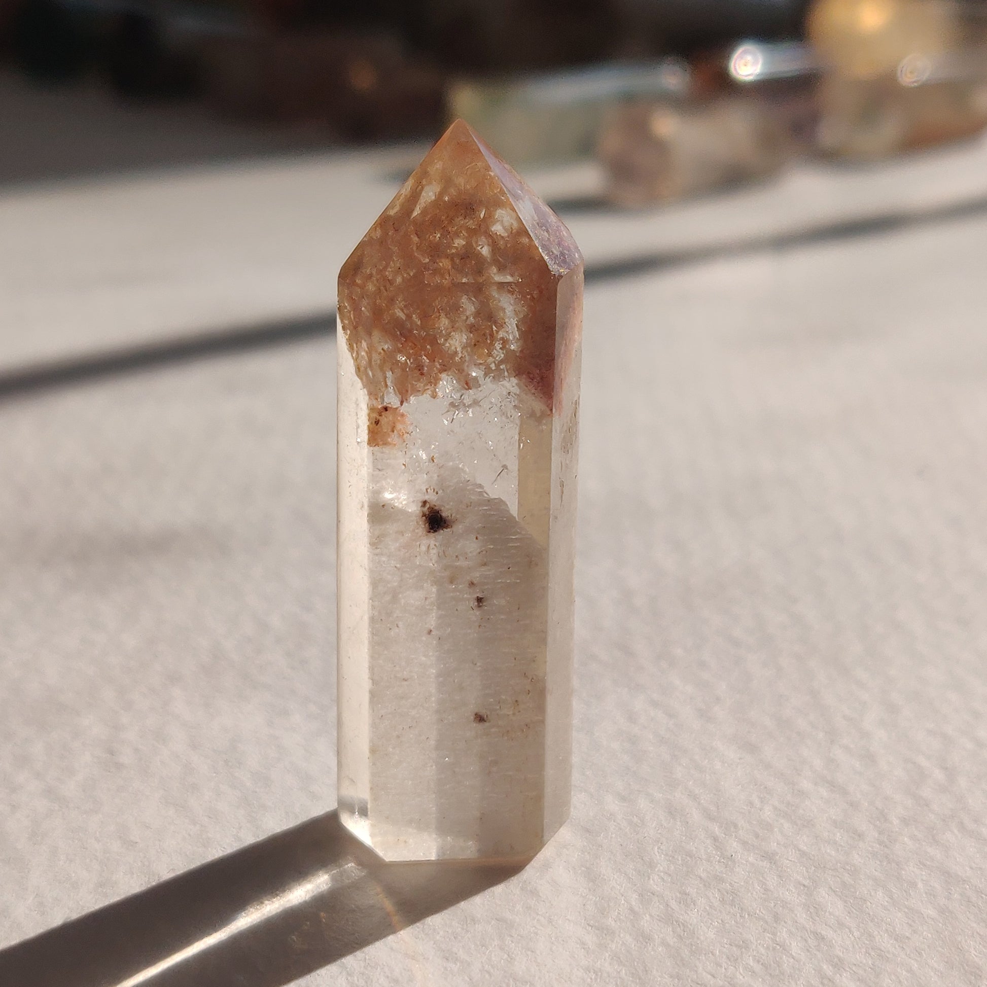 Garden Quartz Point, Lodolite Point (#8G) - Simply Affinity