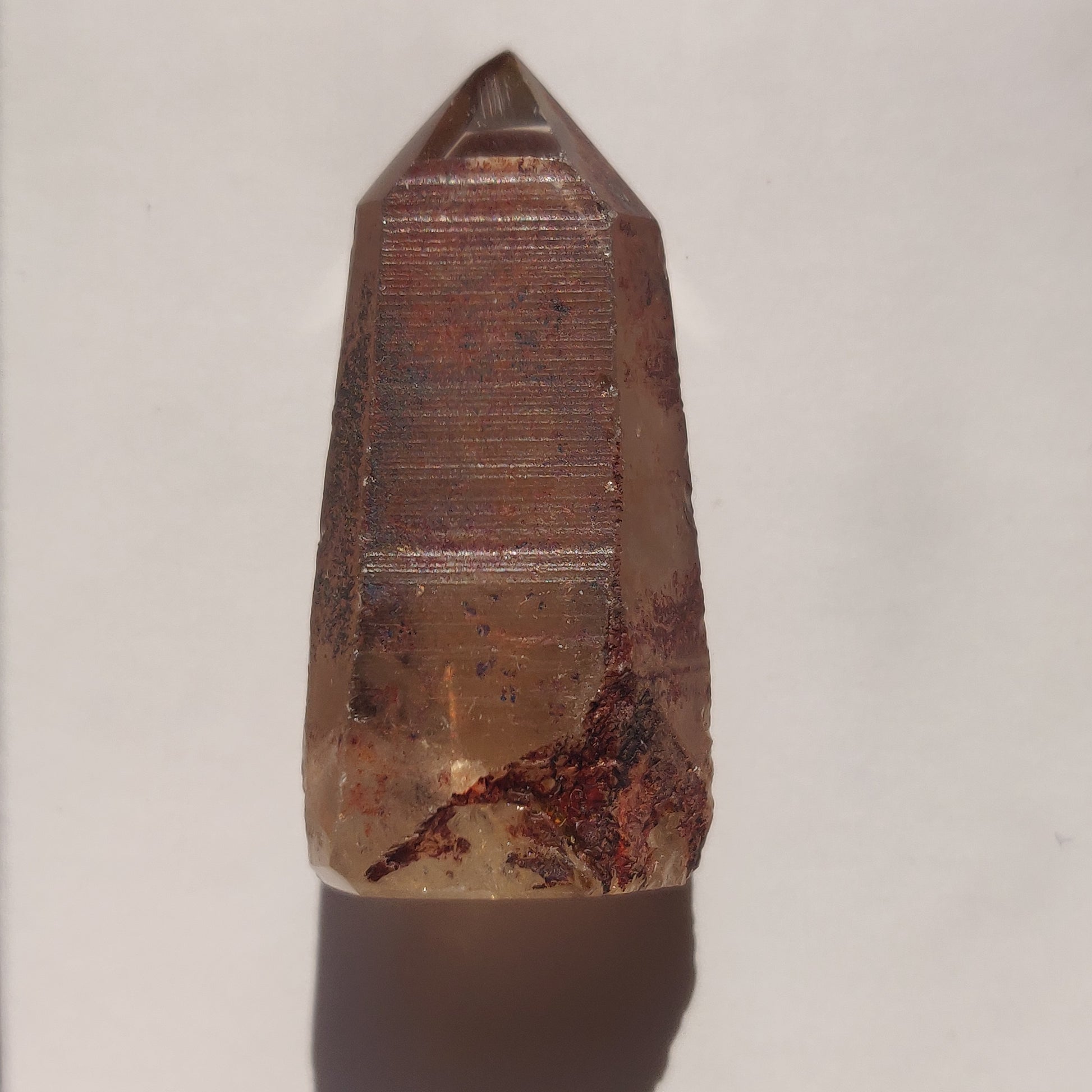 Smoky Garden Quartz Point, Lodolite Point (#10G) - Simply Affinity