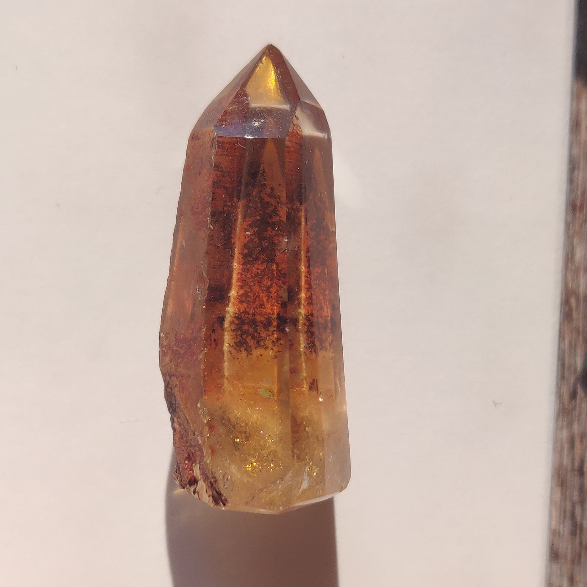 Smoky Garden Quartz Point, Lodolite Point (#10G) - Simply Affinity