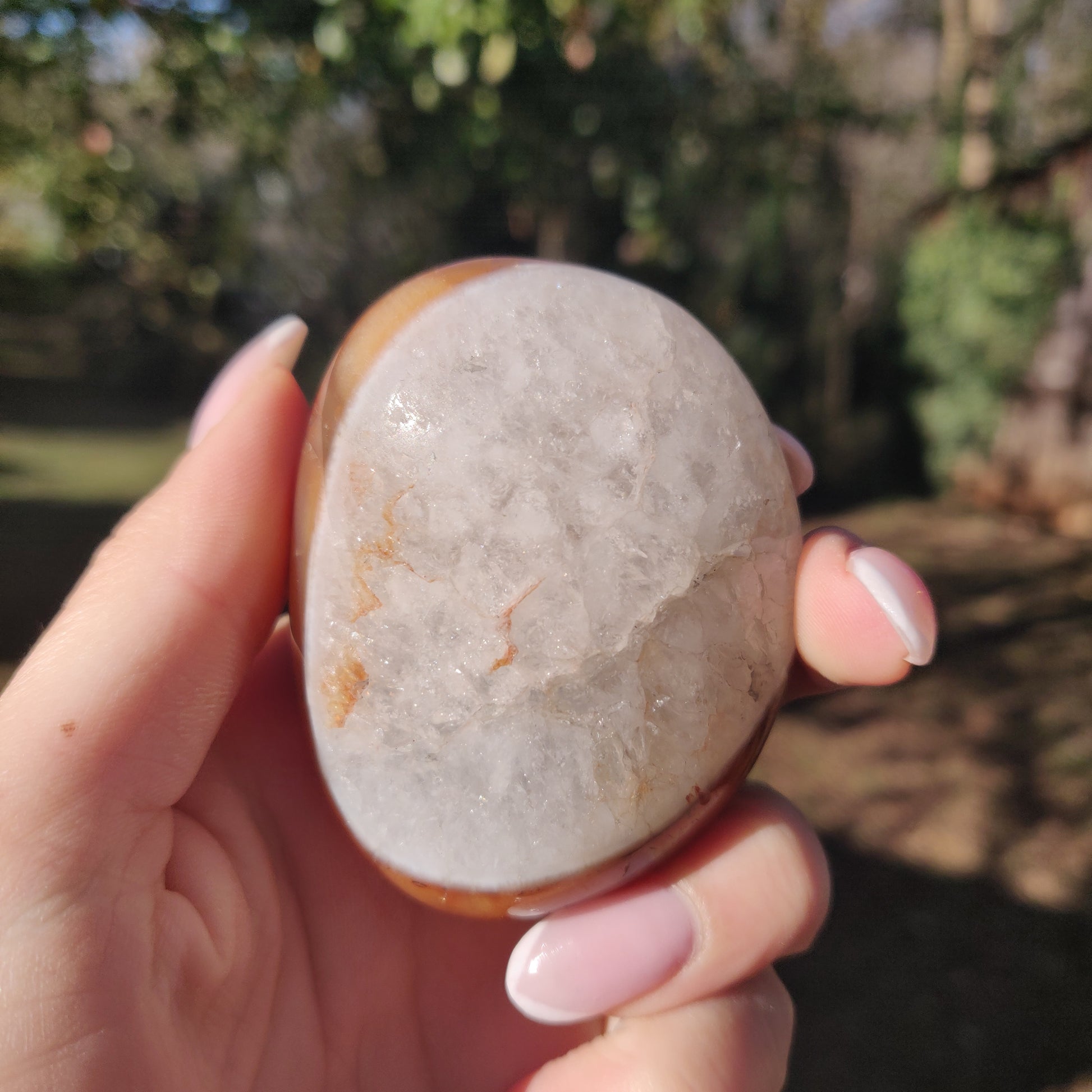 Carnelian Palm Stone (#6) - Simply Affinity