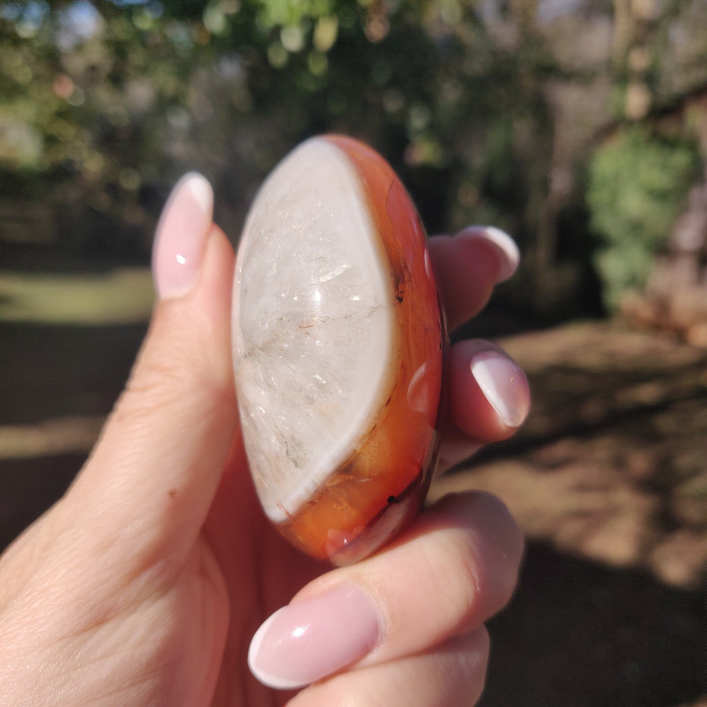 Carnelian Palm Stone (#6) - Simply Affinity
