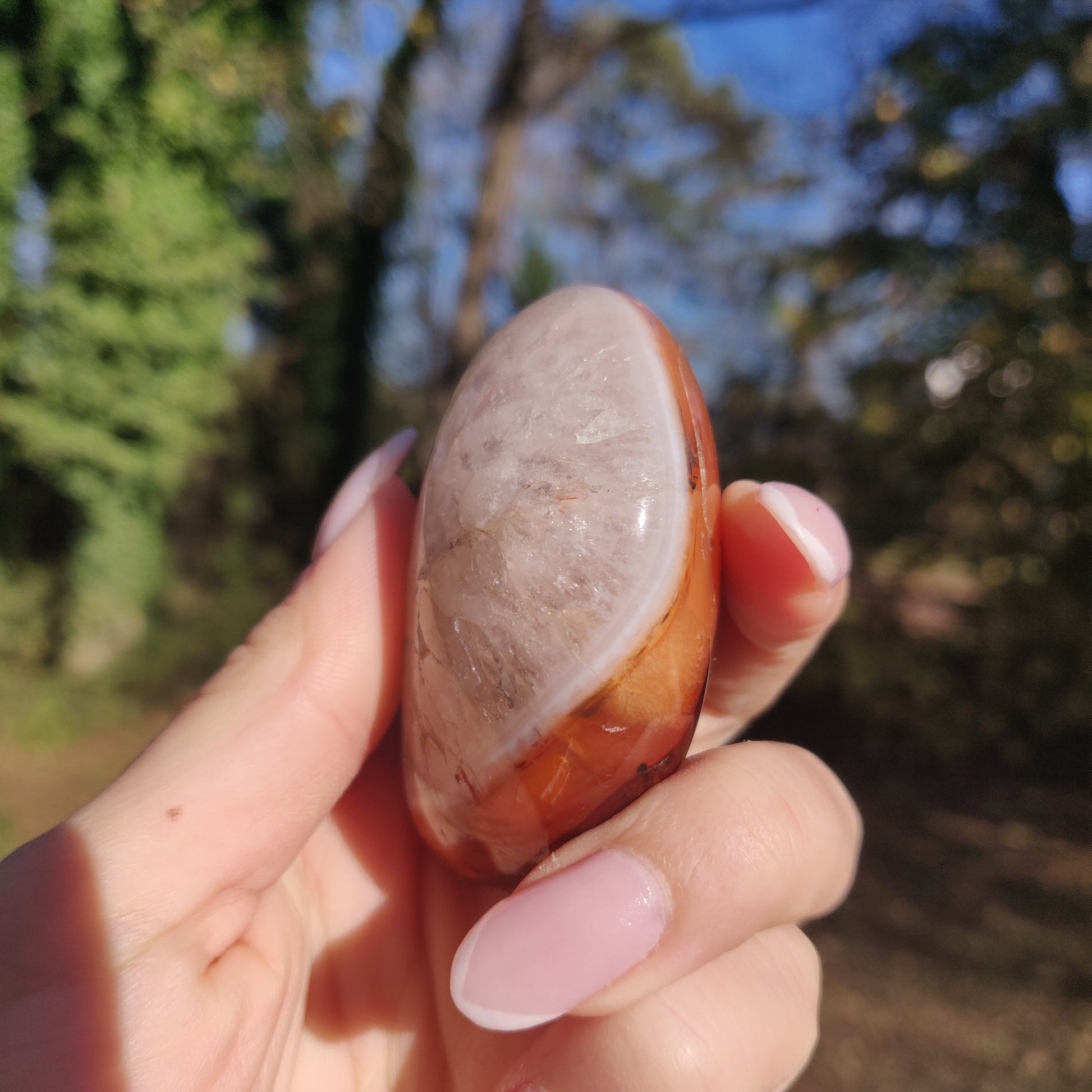 Carnelian Palm Stone (#6) - Simply Affinity