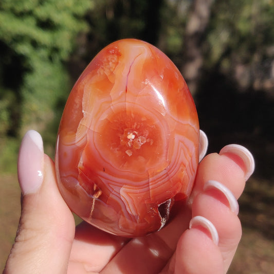 Carnelian Palm Stone (#18) - Simply Affinity