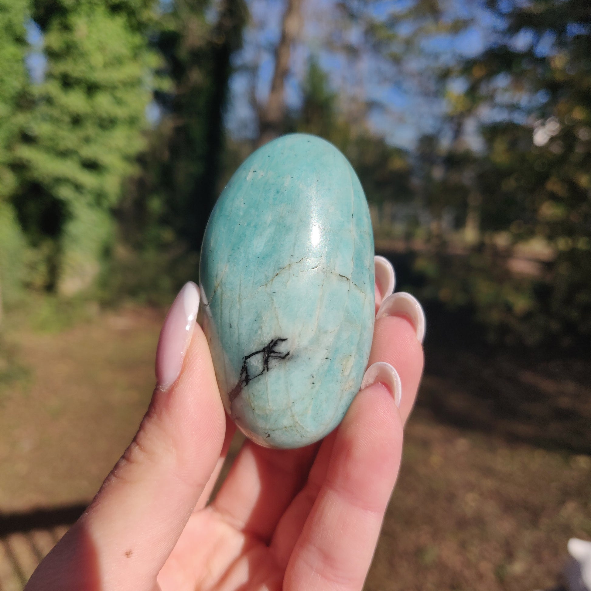 Amazonite Palm Stone (#14) - Simply Affinity