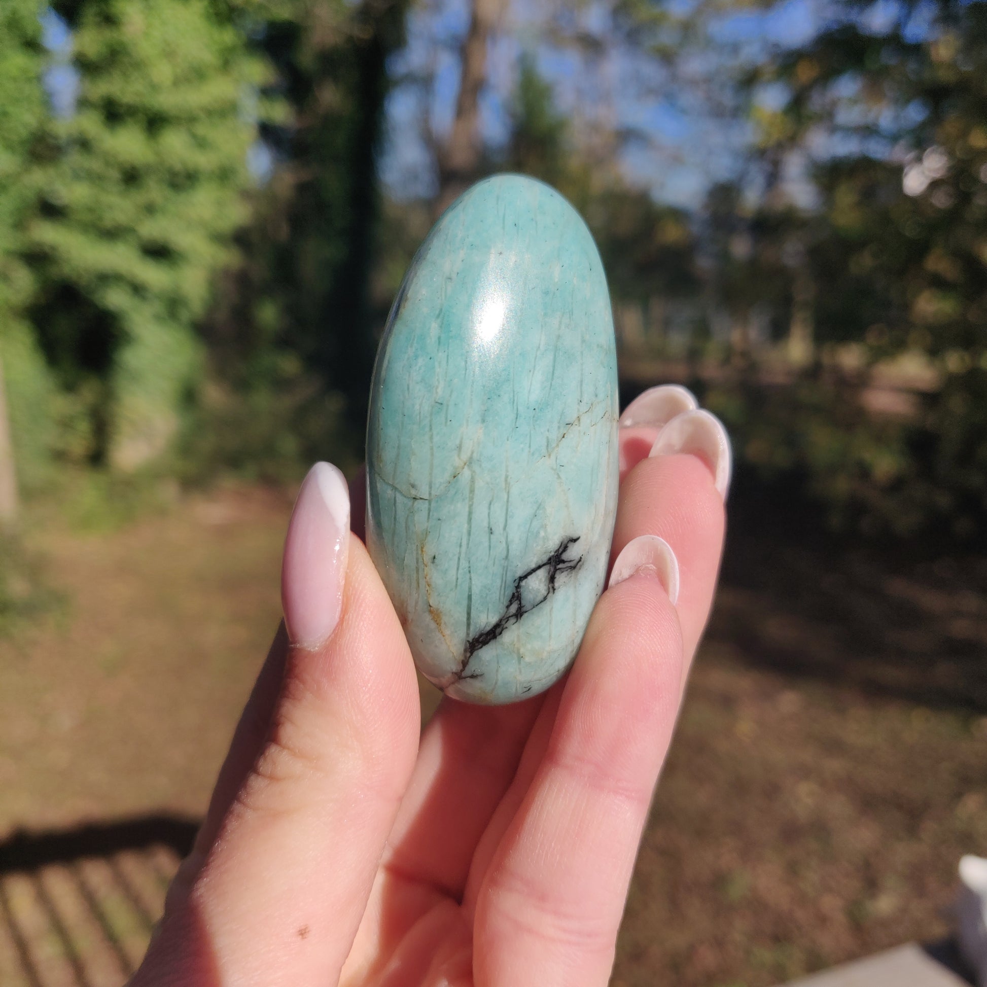 Amazonite Palm Stone (#14) - Simply Affinity