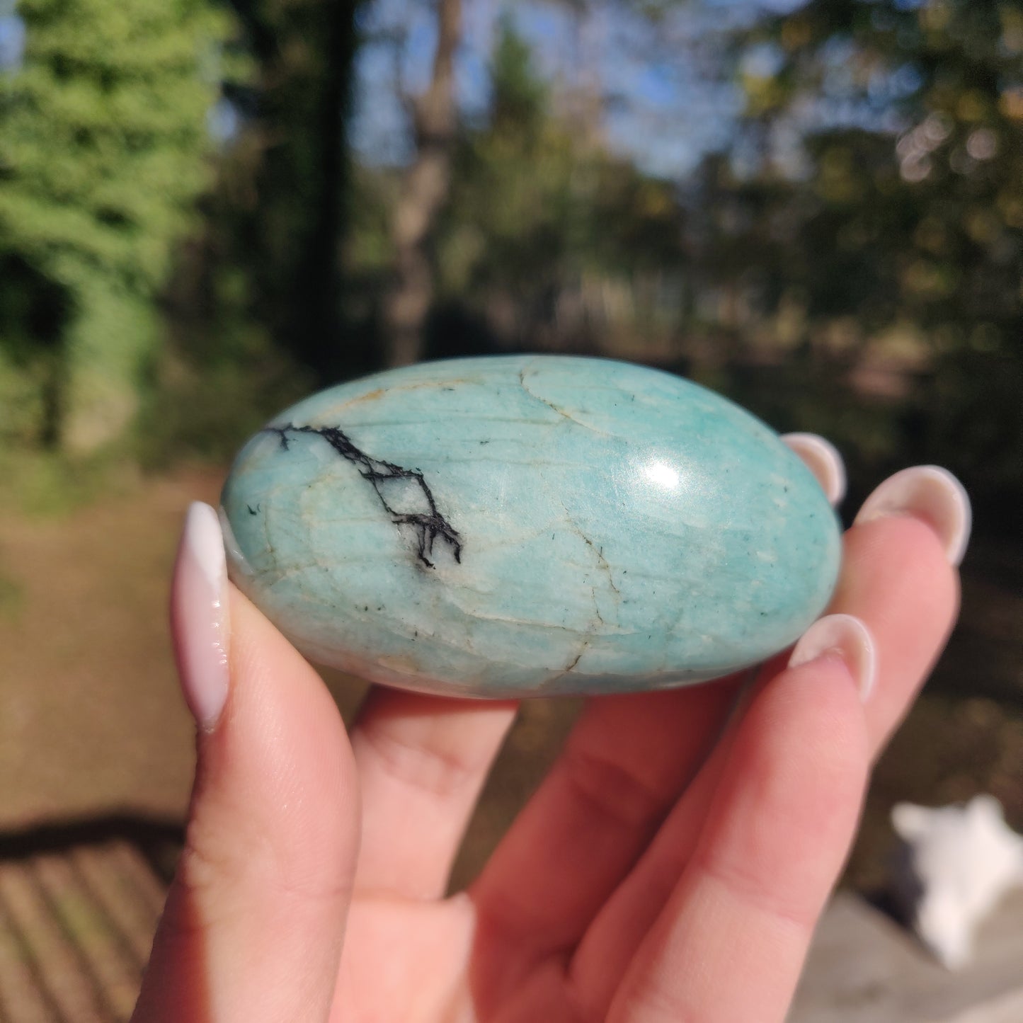 Amazonite Palm Stone (#14) - Simply Affinity