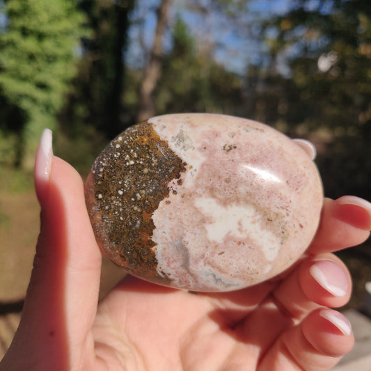 Ocean Jasper Palm Stone (#42) - Simply Affinity