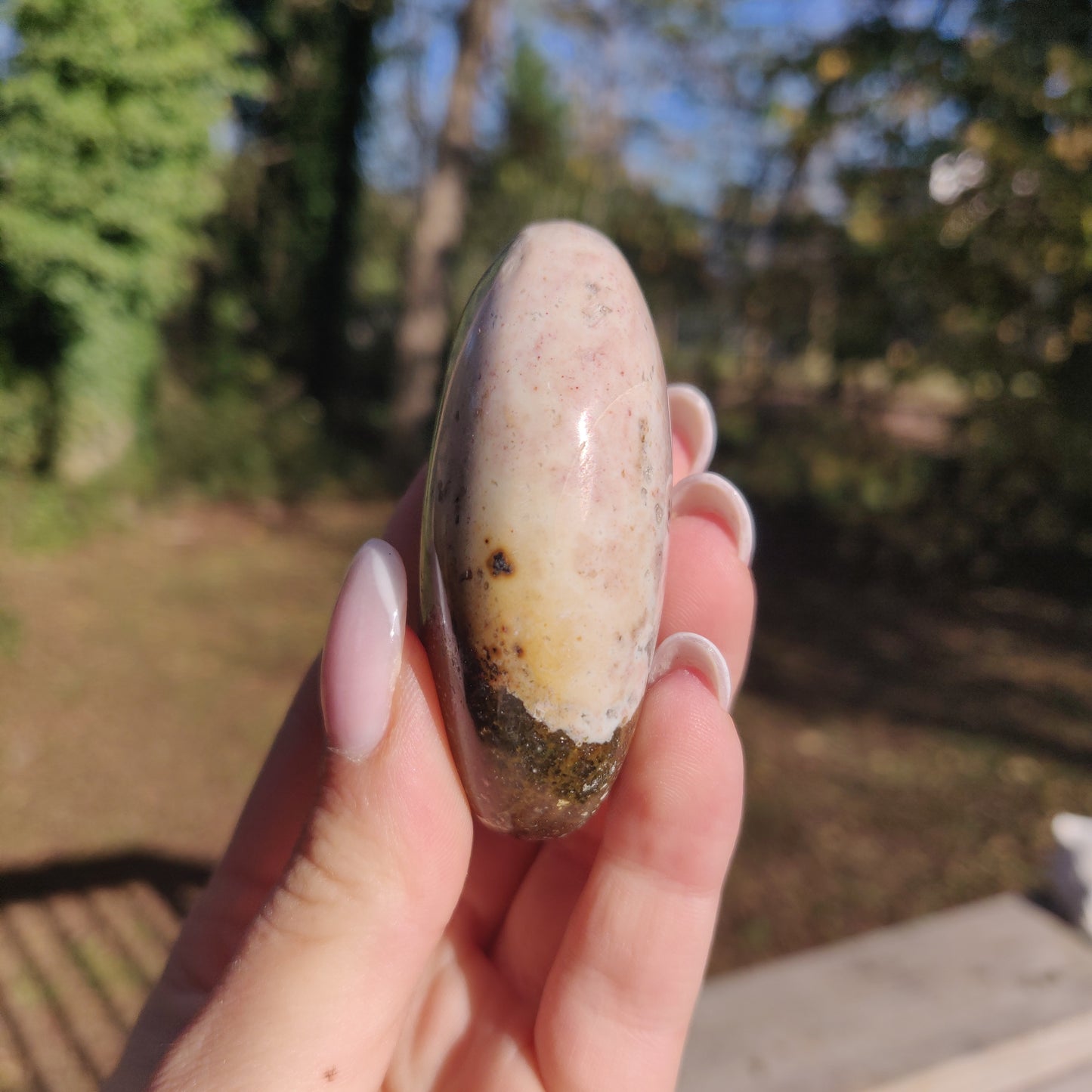 Ocean Jasper Palm Stone (#42) - Simply Affinity