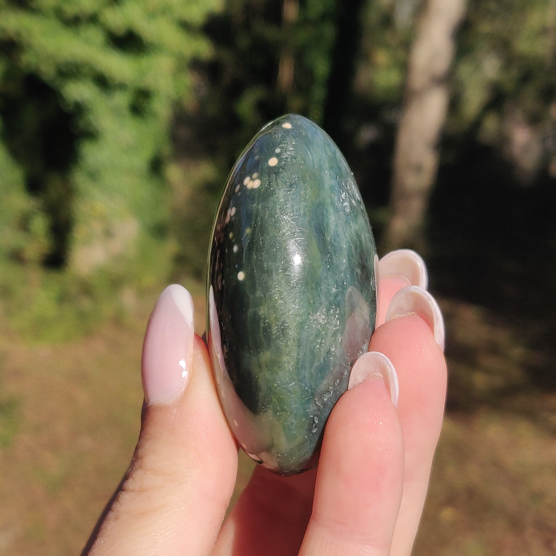 Ocean Jasper Palm Stone (#9) - Simply Affinity