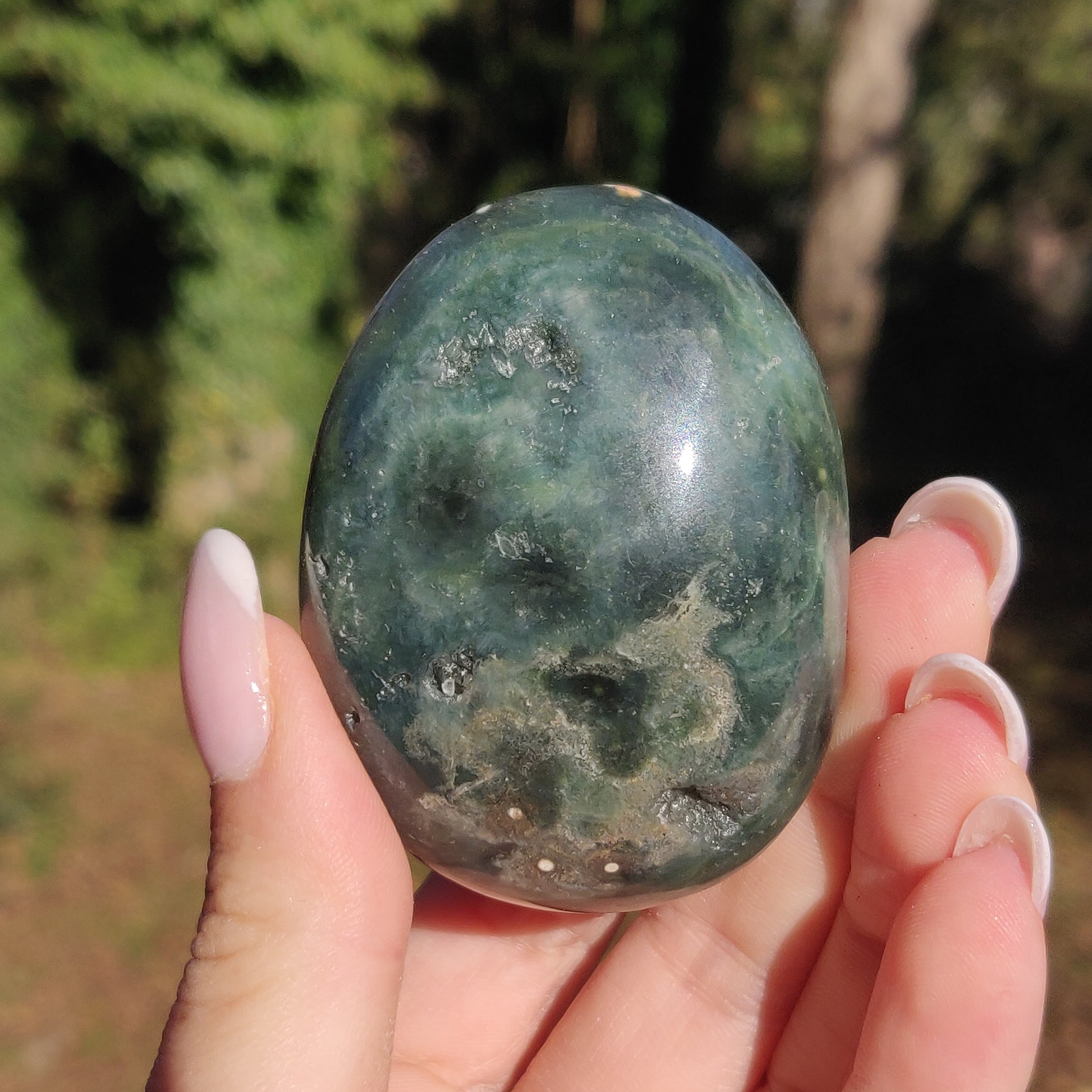 Ocean Jasper Palm Stone (#9) - Simply Affinity