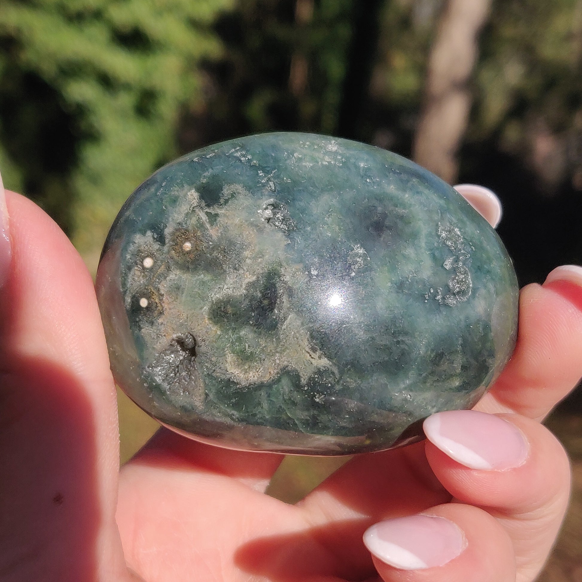 Ocean Jasper Palm Stone (#9) - Simply Affinity