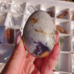 Purple Dendritic Opal Palm Stone (#12) - Simply Affinity