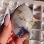 Purple Dendritic Opal Palm Stone (#12) - Simply Affinity