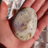 Purple Dendritic Opal Palm Stone (#44) - Simply Affinity