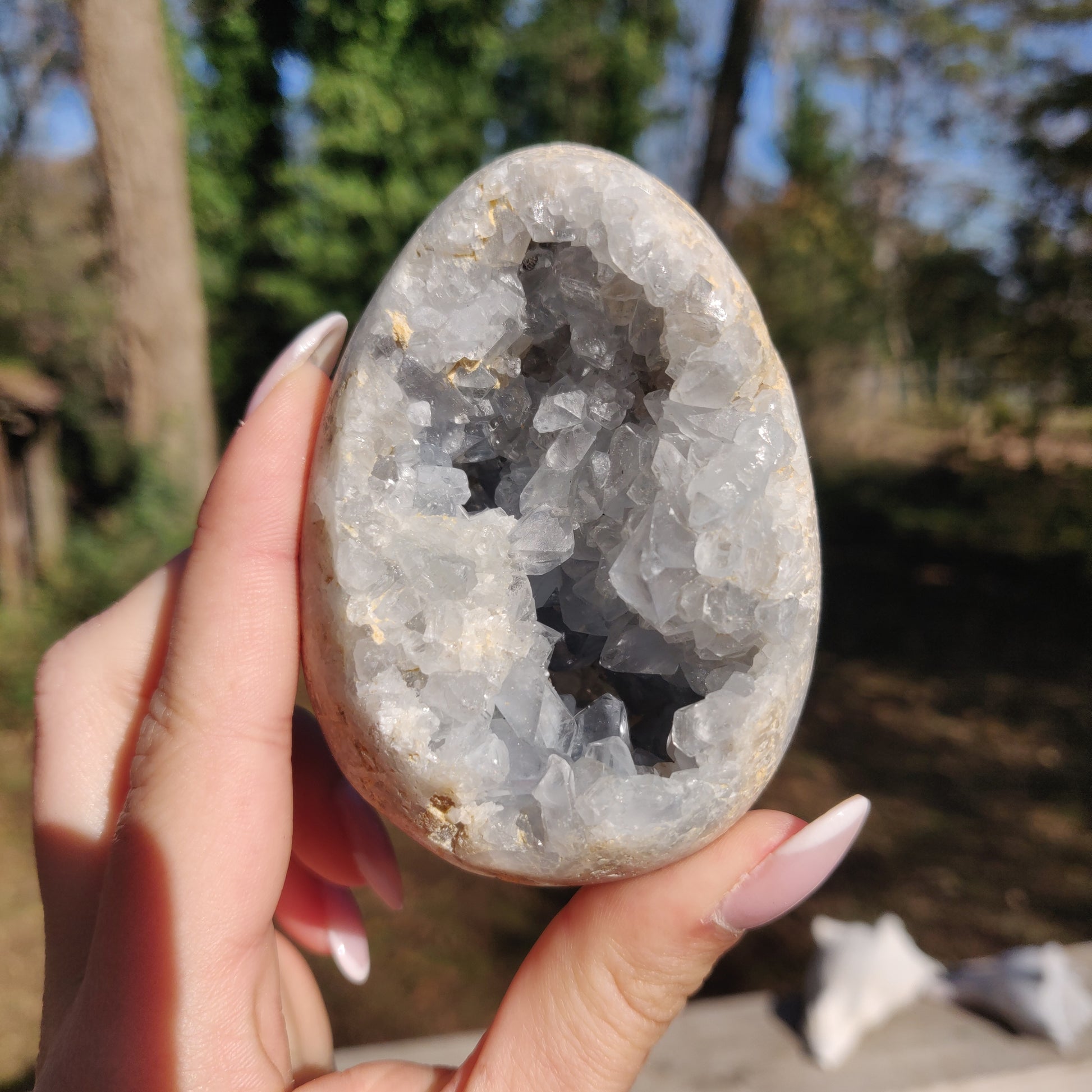 Celestite Egg (#1) - Simply Affinity