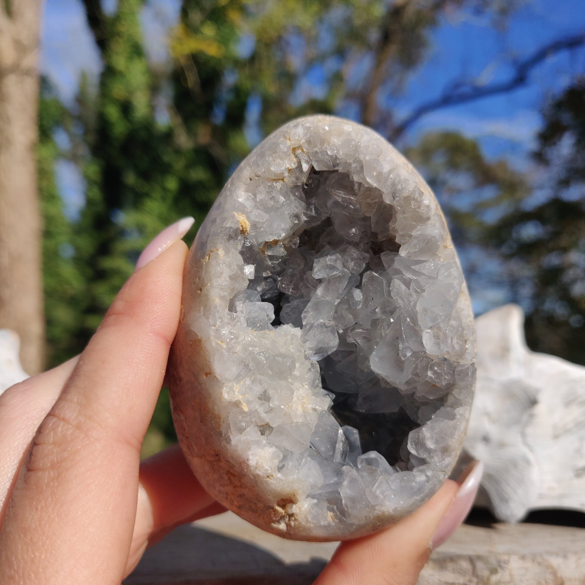 Celestite Egg (#1) - Simply Affinity