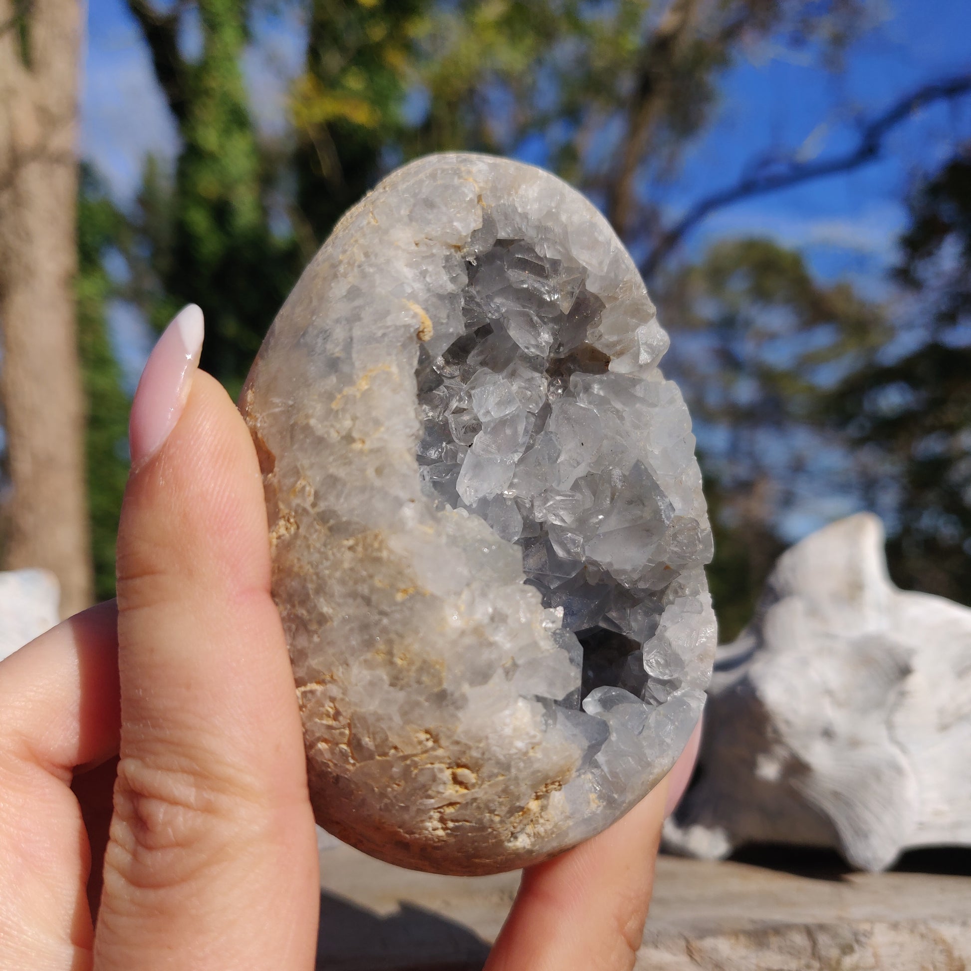 Celestite Egg (#1) - Simply Affinity