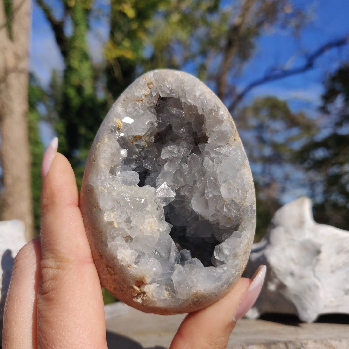Celestite Egg (#1) - Simply Affinity