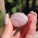 Rose Quartz Palm Stone (#17) - Simply Affinity