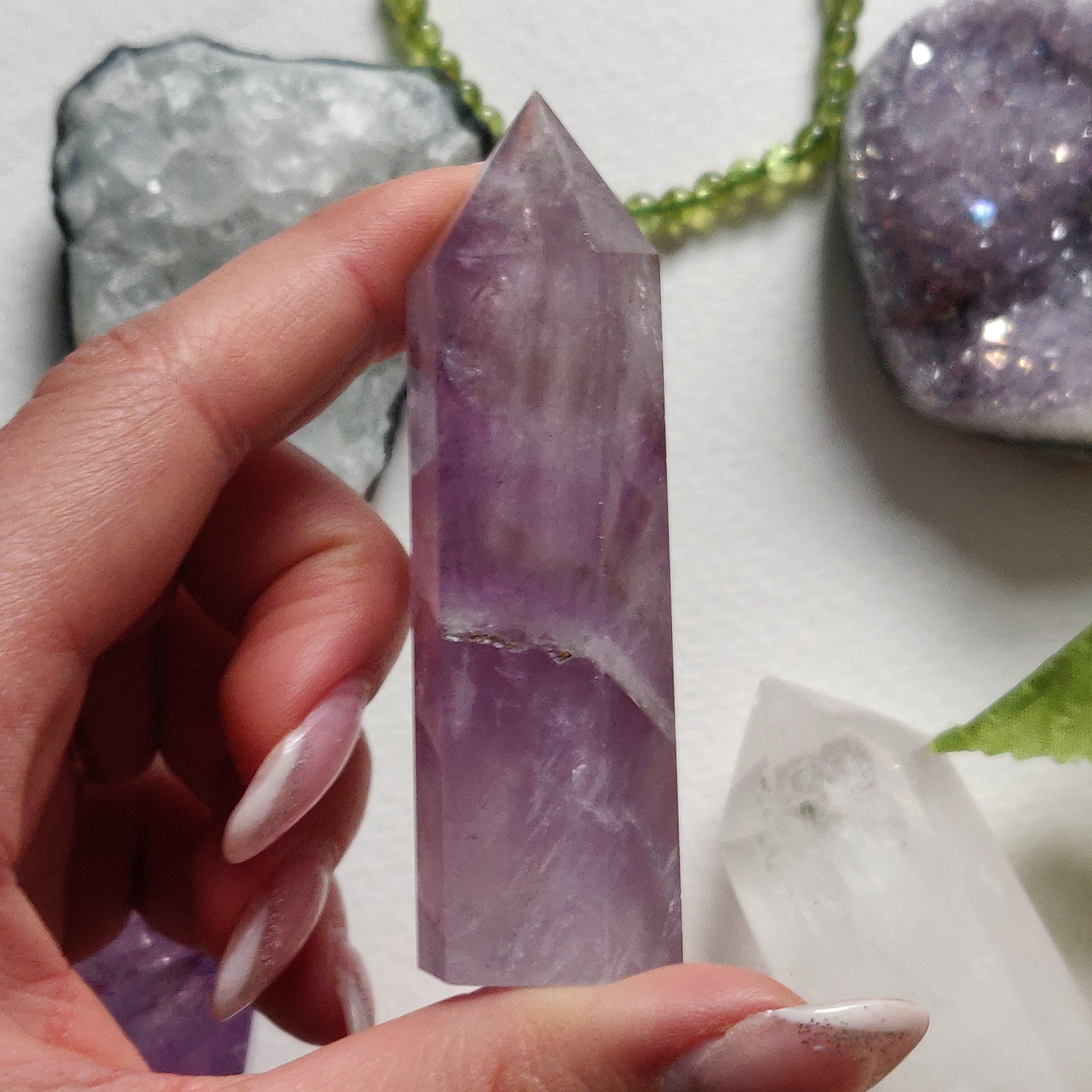 Polished Smoky Amethyst Point (#4) - Simply Affinity