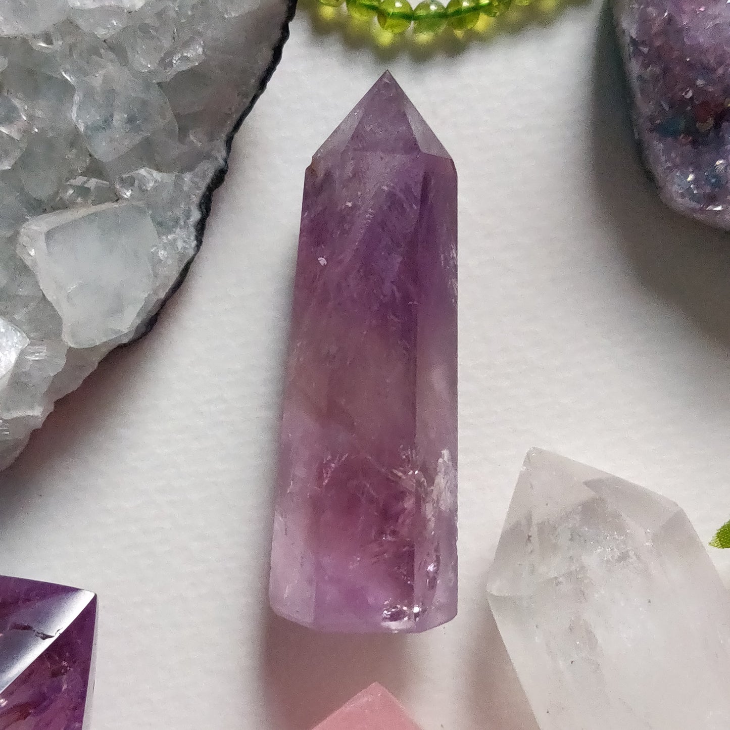 Polished Smoky Amethyst Point (#5) - Simply Affinity