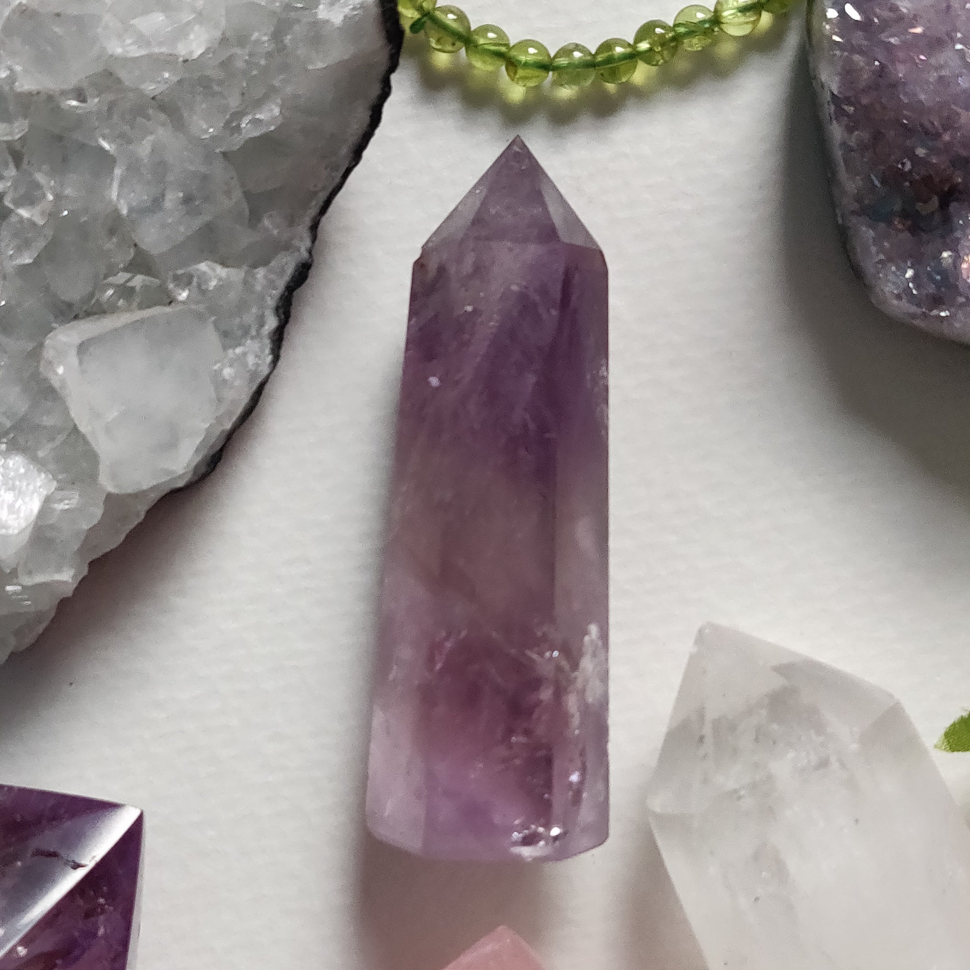 Polished Smoky Amethyst Point (#5) - Simply Affinity