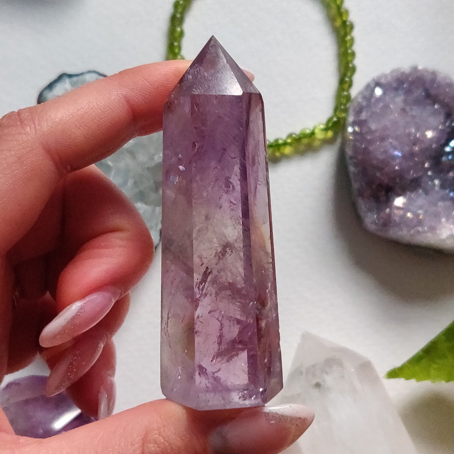 Polished Smoky Amethyst Point (#5) - Simply Affinity