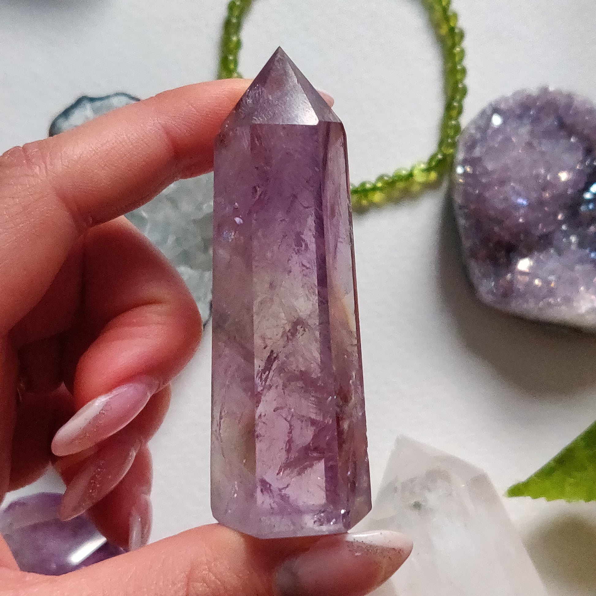 Polished Smoky Amethyst Point (#5) - Simply Affinity