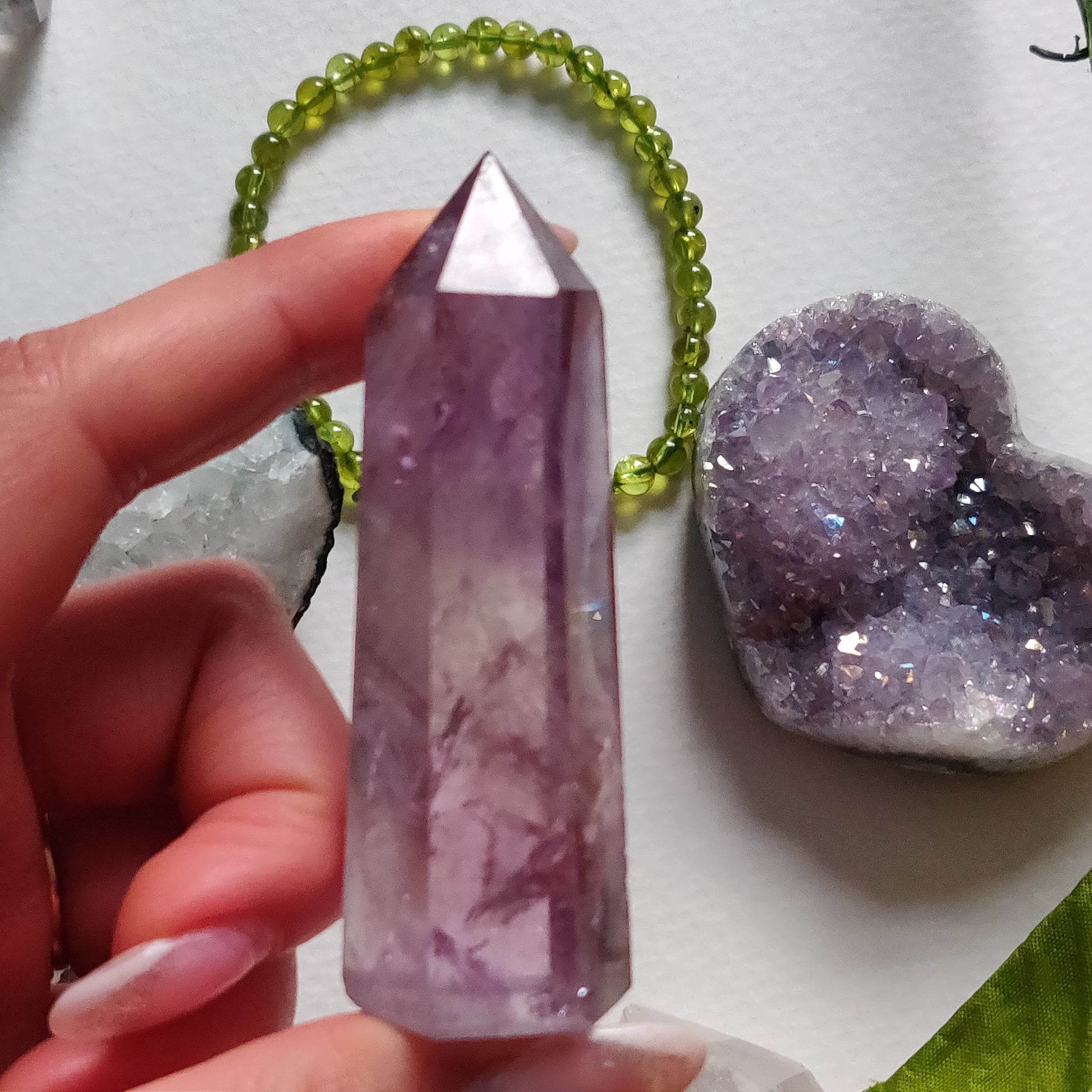 Polished Smoky Amethyst Point (#5) - Simply Affinity