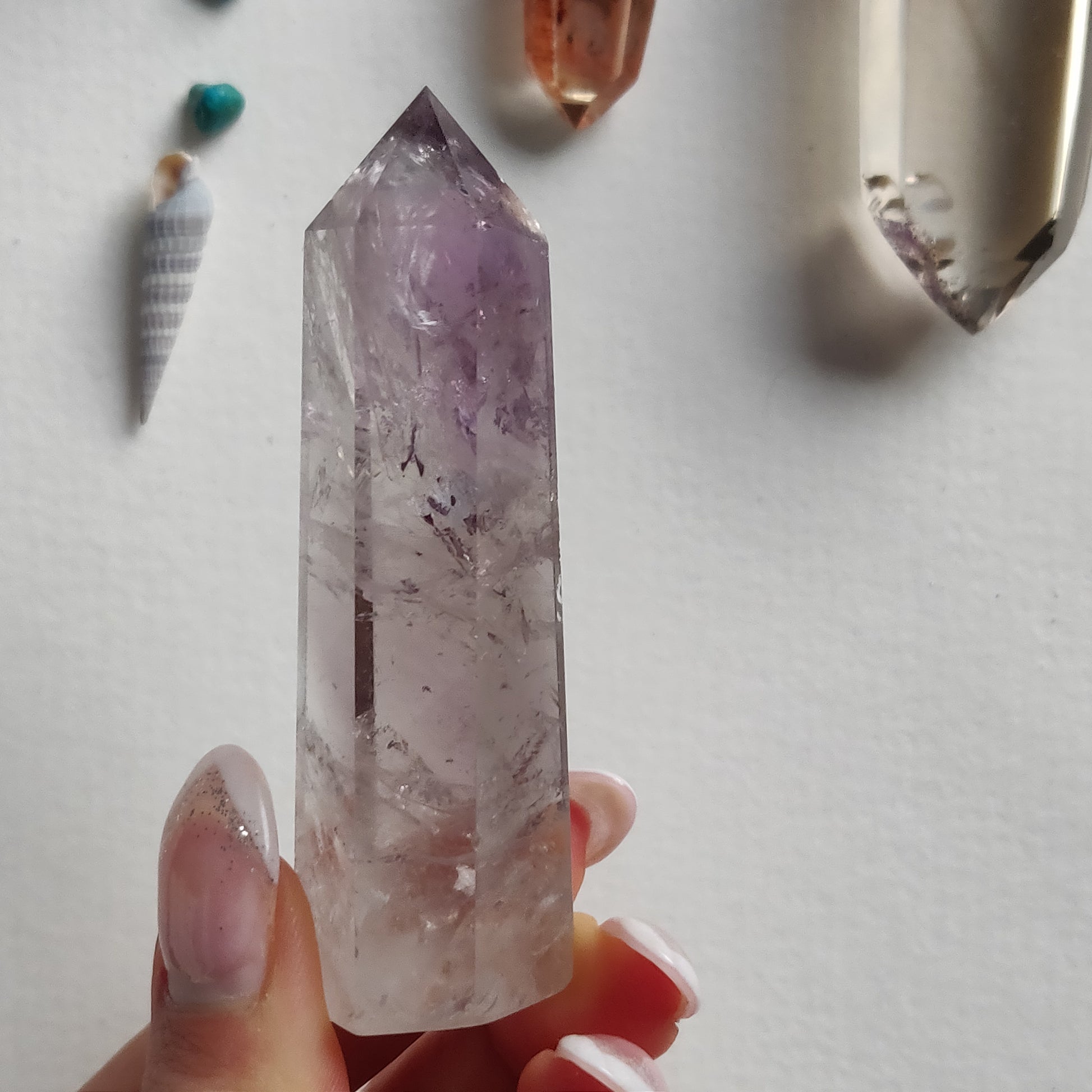 Polished Smoky Amethyst Point (#8) - Simply Affinity