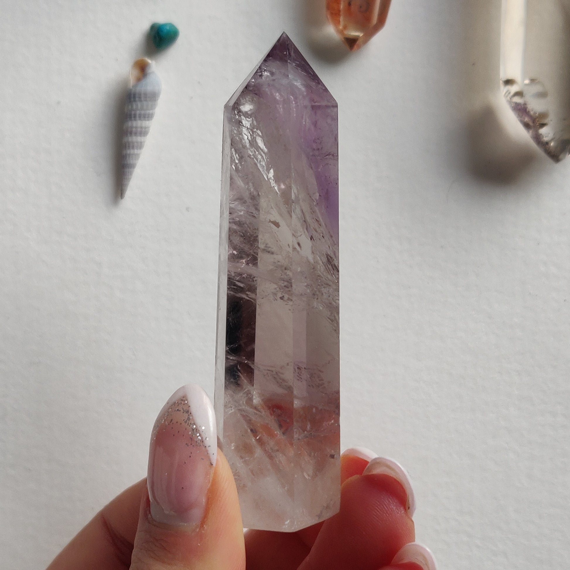 Polished Smoky Amethyst Point (#8) - Simply Affinity