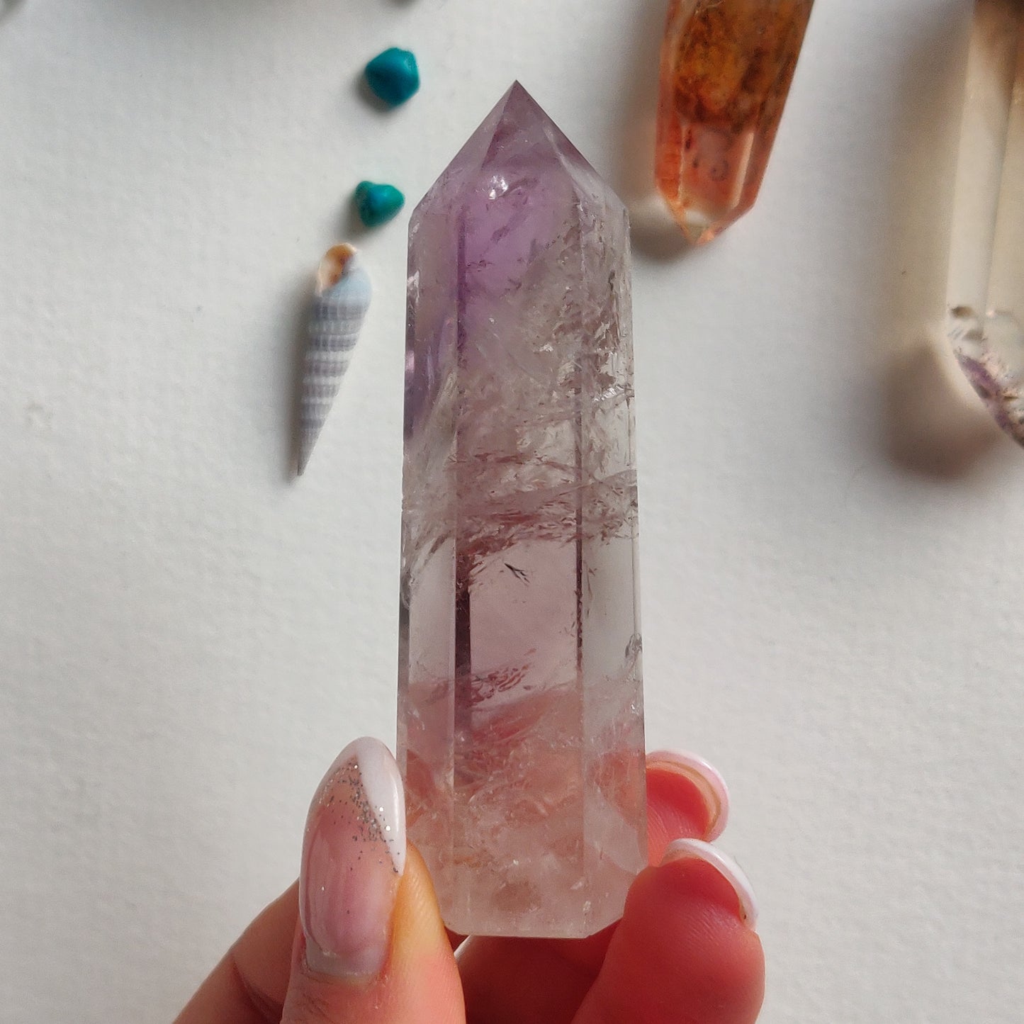 Polished Smoky Amethyst Point (#8) - Simply Affinity