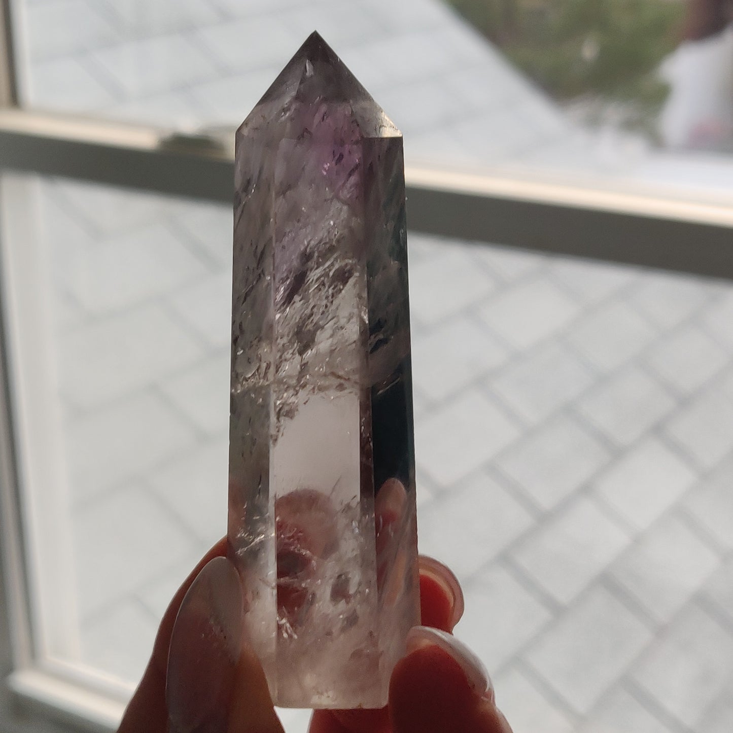 Polished Smoky Amethyst Point (#8) - Simply Affinity