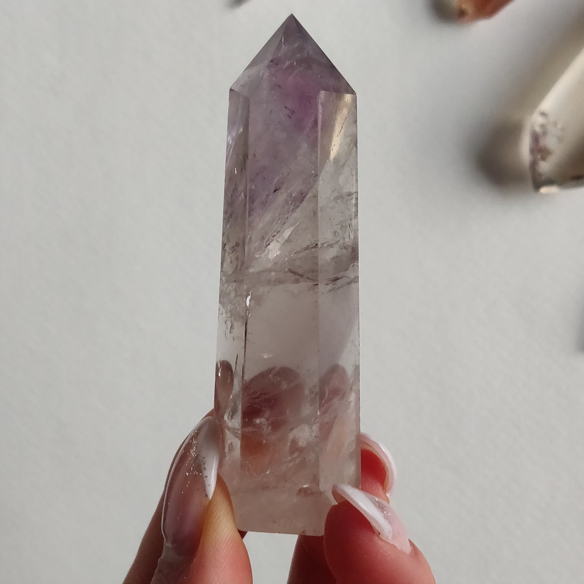 Polished Smoky Amethyst Point (#8) - Simply Affinity