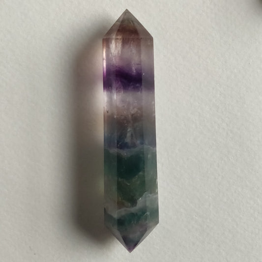 Double Terminated Rainbow Fluorite Point (#5) - Simply Affinity
