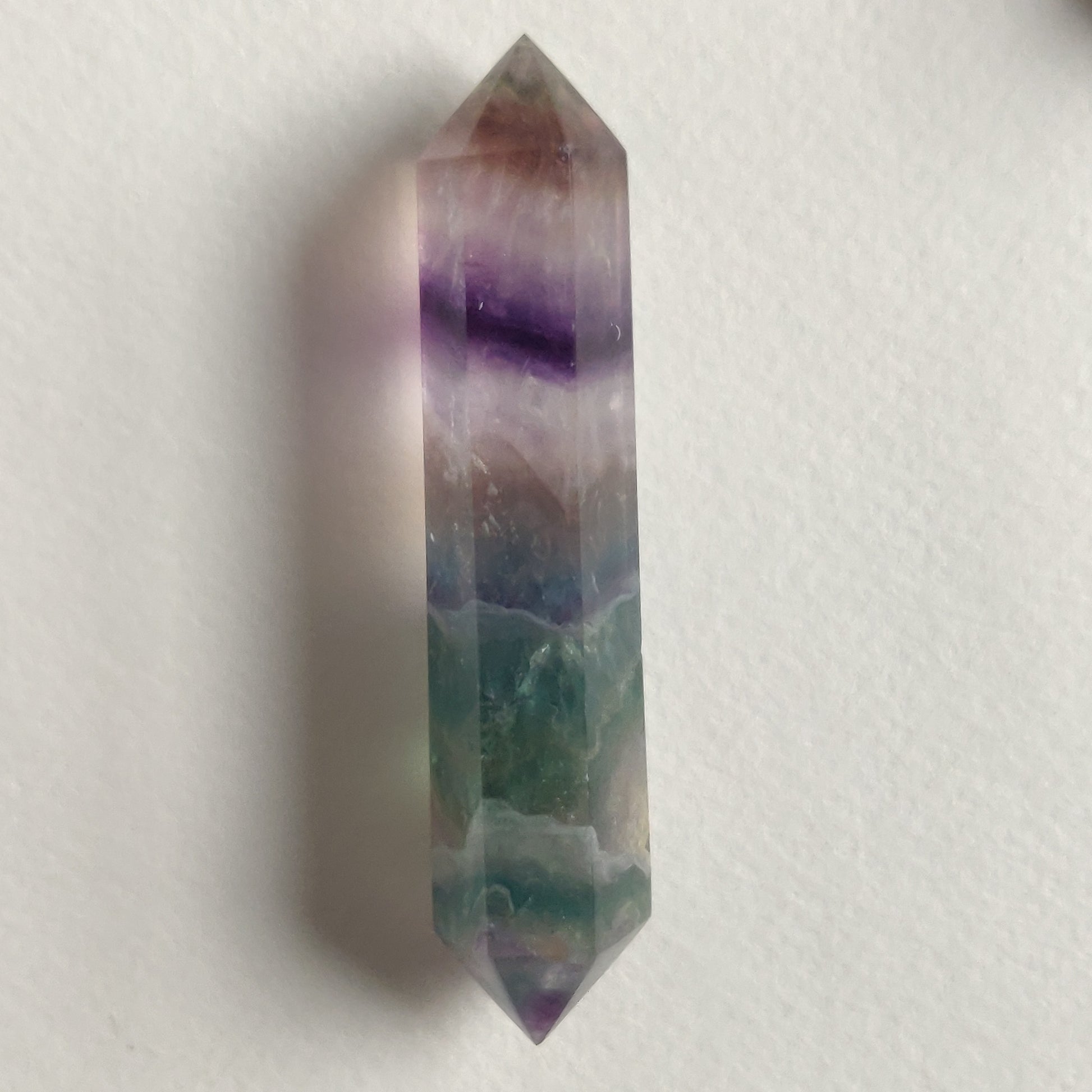 Double Terminated Rainbow Fluorite Point (#5) - Simply Affinity