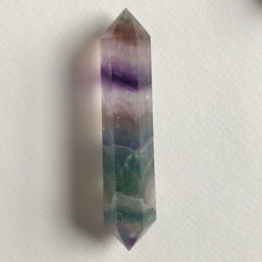 Double Terminated Rainbow Fluorite Point (#5) - Simply Affinity