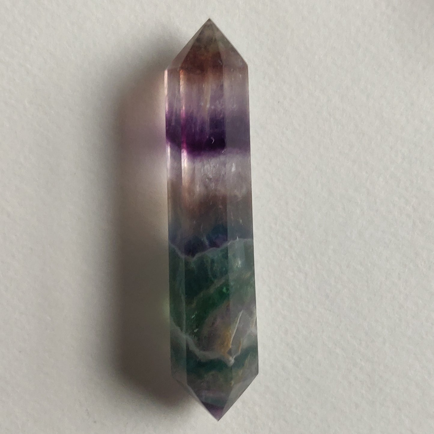 Double Terminated Rainbow Fluorite Point (#5) - Simply Affinity