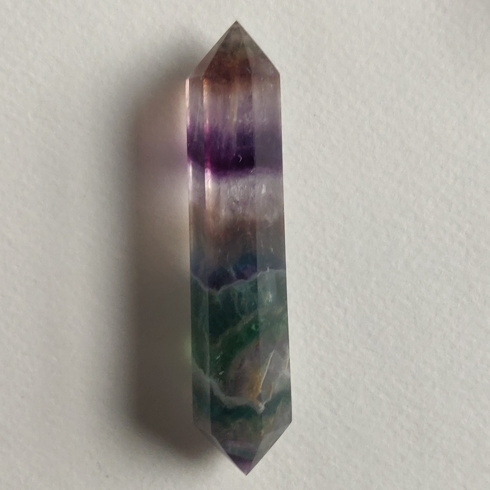 Double Terminated Rainbow Fluorite Point (#5) - Simply Affinity