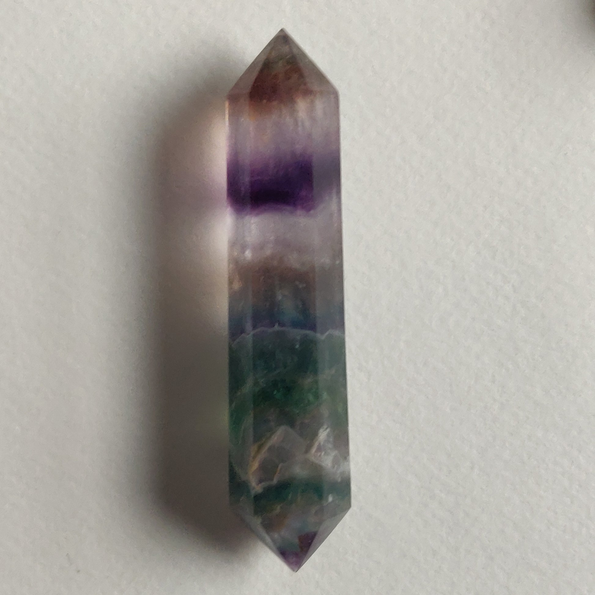 Double Terminated Rainbow Fluorite Point (#5) - Simply Affinity