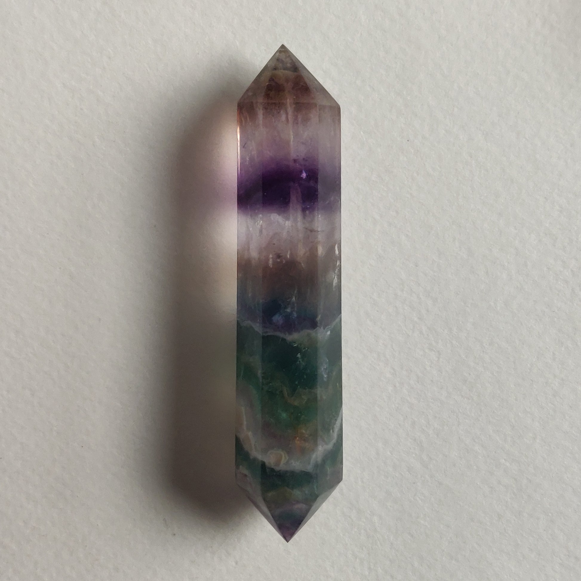 Double Terminated Rainbow Fluorite Point (#5) - Simply Affinity