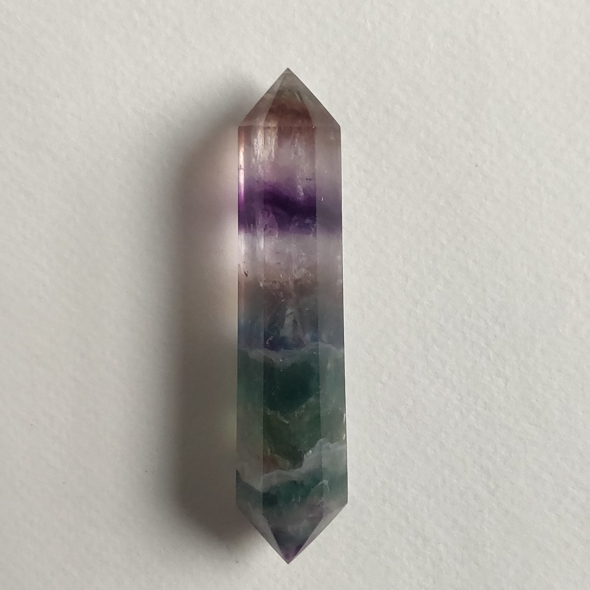 Double Terminated Rainbow Fluorite Point (#5) - Simply Affinity