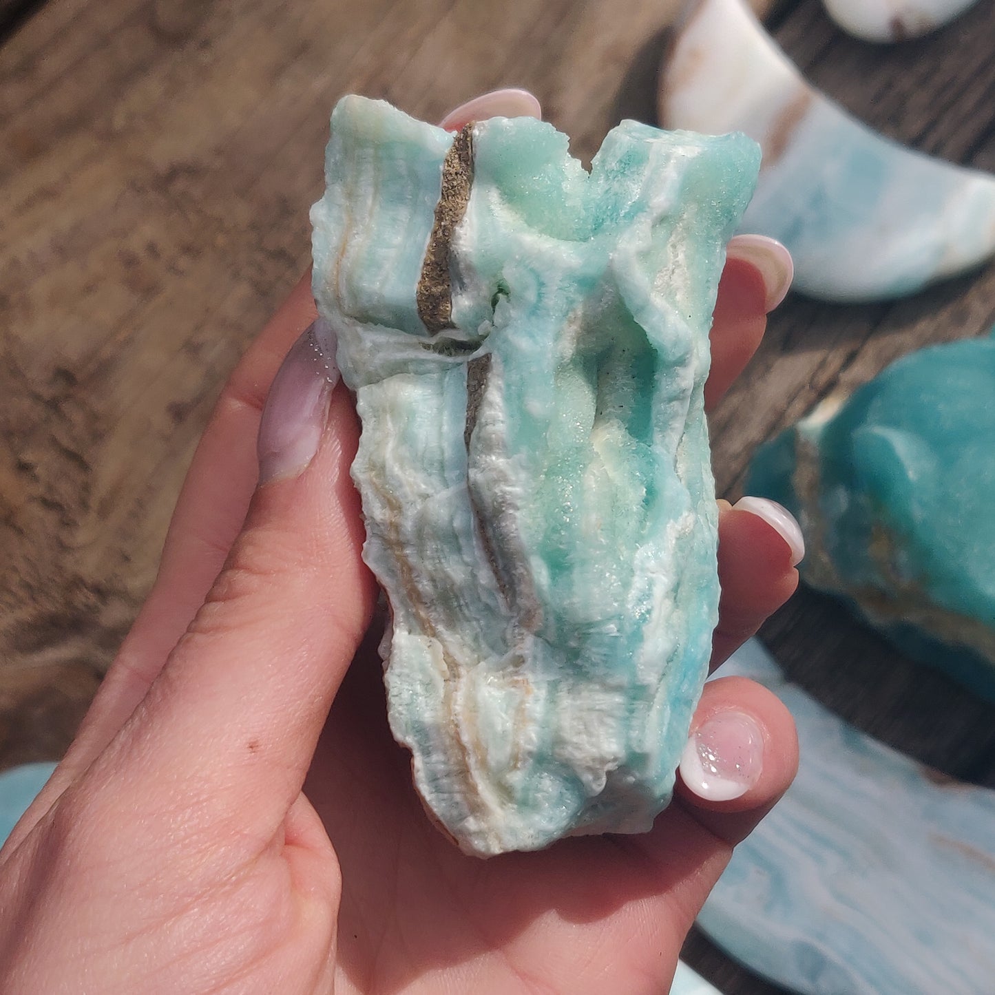 Raw Blue Aragonite (#3) - Simply Affinity